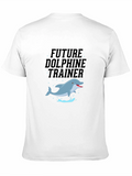 Future Dolphin Trainer Black T-Shirt