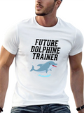 Future Dolphin Trainer Black T-Shirt