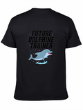 Future Dolphin Trainer Black T-Shirt