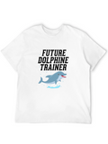 Future Dolphin Trainer Black T-Shirt