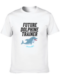 Future Dolphin Trainer Black T-Shirt