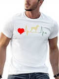 Dog Heartbeat T-Shirt - Animal Lover Tee