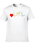 Dog Heartbeat T-Shirt - Animal Lover Tee