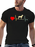 Dog Heartbeat T-Shirt - Animal Lover Tee