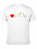 Dog Heartbeat T-Shirt - Animal Lover Tee