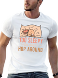 Too Sleepy Bunny Graphic T-Shirt