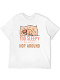 Too Sleepy Bunny Graphic T-Shirt