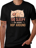 Too Sleepy Bunny Graphic T-Shirt