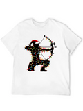 Archer Archery Bow And Arrow Christmas Hat Xmas Classic Cotton Tee – Unisex Comfort For Any Season