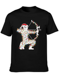 Archer Archery Bow And Arrow Christmas Hat Xmas Classic Cotton Tee – Unisex Comfort For Any Season