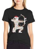Archer Archery Bow And Arrow Christmas Hat Xmas Classic Cotton Tee – Unisex Comfort For Any Season