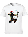 Archer Archery Bow And Arrow Christmas Hat Xmas Classic Cotton Tee – Unisex Comfort For Any Season