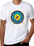 Archer Target Recurve Bow Classic Cotton Tee – Unisex Comfort For Any Season