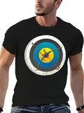 Archer Target Recurve Bow Classic Cotton Tee – Unisex Comfort For Any Season