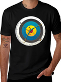 Archer Target Recurve Bow Classic Cotton Tee – Unisex Comfort For Any Season