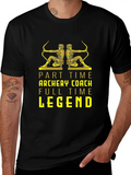 Archery Archer Bowman Classic Cotton Tee – Unisex Comfort For Any Season