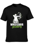 Archery Wheelchair Classic Cotton Tee – Unisex Comfort For Any Season
