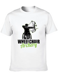 Archery Wheelchair Classic Cotton Tee – Unisex Comfort For Any Season
