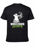 Archery Wheelchair Classic Cotton Tee – Unisex Comfort For Any Season
