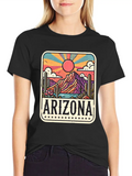 Arizona State Desert Sedona USA Classic Cotton Tee – Unisex Comfort For Any Season