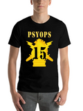 Army PSYOPS W Branch Insignia 15th Battalion Classic Cotton Tee – Unisex Comfort For Any Season