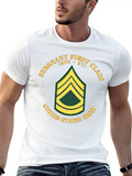 Army Sergeant First Class SFC E7 Classic Cotton Tee – Unisex Comfort For Any Season
