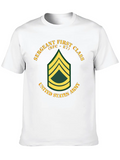 Army Sergeant First Class SFC E7 Classic Cotton Tee – Unisex Comfort For Any Season