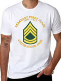 Army Sergeant First Class SFC E7 Classic Cotton Tee – Unisex Comfort For Any Season