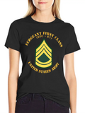 Army Sergeant First Class SFC E7 Classic Cotton Tee – Unisex Comfort For Any Season