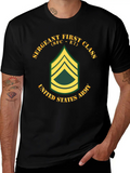 Army Sergeant First Class SFC E7 Classic Cotton Tee – Unisex Comfort For Any Season