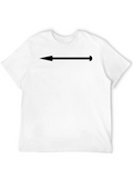 Arrow 3 Left 1000 Length Classic Cotton Tee – Unisex Comfort For Any Season