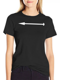 Arrow 3 Left 1000 Length Classic Cotton Tee – Unisex Comfort For Any Season