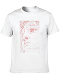 Art Academia Aesthetic David Face Michelangelo Classic Cotton Tee – Unisex Comfort For Any Season