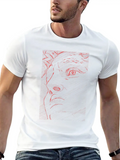 Art Academia Aesthetic David Face Michelangelo Classic Cotton Tee – Unisex Comfort For Any Season