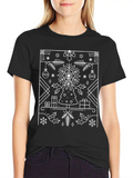 Art Deco Christmas Classic Cotton Tee – Unisex Comfort For Any Season