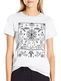 Art Deco Christmas Classic Cotton Tee – Unisex Comfort For Any Season