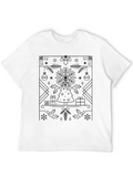 Art Deco Christmas Classic Cotton Tee – Unisex Comfort For Any Season