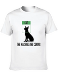 Artificial Intelligence Dog Cat Future Gift Classic Cotton Tee – Unisex Comfort For Any Season