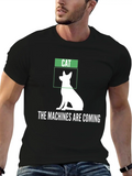 Artificial Intelligence Dog Cat Future Gift Classic Cotton Tee – Unisex Comfort For Any Season
