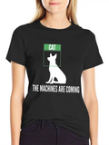 Artificial Intelligence Dog Cat Future Gift Classic Cotton Tee – Unisex Comfort For Any Season