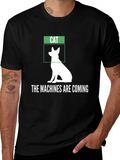 Artificial Intelligence Dog Cat Future Gift Classic Cotton Tee – Unisex Comfort For Any Season