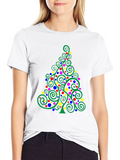 Festive Christmas Tree Graphic Tee