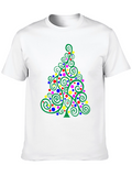 Festive Christmas Tree Graphic Tee