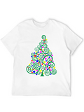 Festive Christmas Tree Graphic Tee