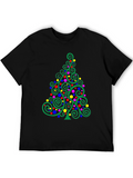 Festive Christmas Tree Graphic Tee