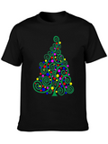 Festive Christmas Tree Graphic Tee