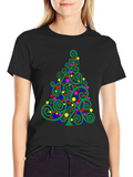 Festive Christmas Tree Graphic Tee