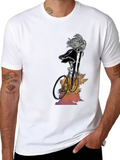 Autumn Bicycle Classic Cotton Tee – Unisex Comfort For Any Season
