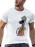 Autumn Bicycle Classic Cotton Tee – Unisex Comfort For Any Season