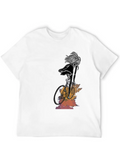 Autumn Bicycle Classic Cotton Tee – Unisex Comfort For Any Season